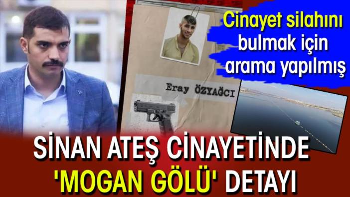 Sinan Ateş cinayetinde 'Mogan Gölü' detayı: Cinayet silahını bulmak için arama yapılmış