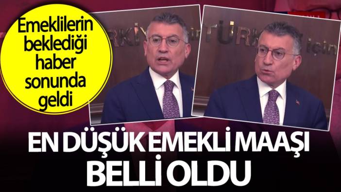En düşük emekli maaşı belli oldu! AKP Grup Başkanı Abdullah Güler açıkladı