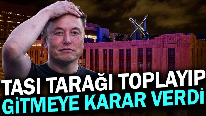 Elon Musk tası tarağı toplayıp gitmeye karar verdi