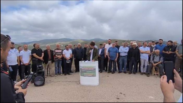 Ordu Aybastı'da 'Madene Hayır' toplantısı. Yayla halkı tek ses oldu