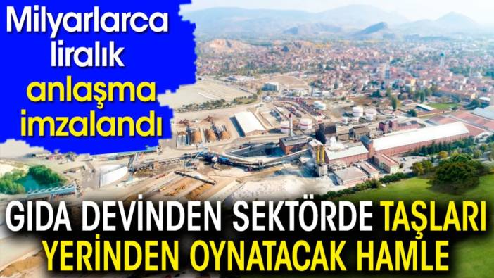 Gıda devinden sektörde taşları yerinden oynatacak hamle. Milyarlarca liralık anlaşma imzalandı