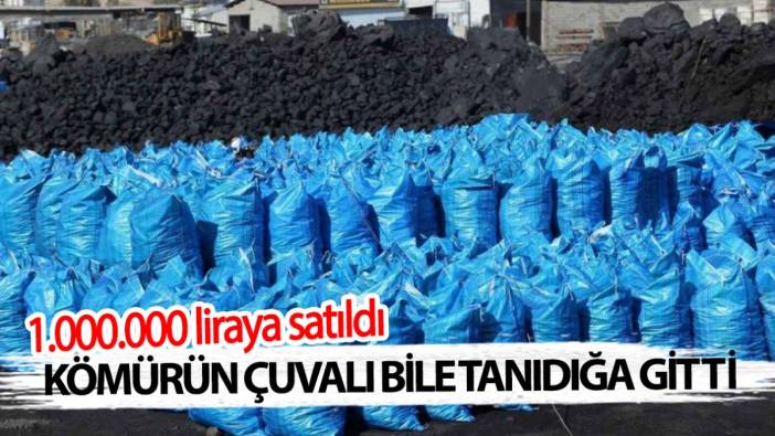 Kömürün çuvalı bile tanıdığa gitti! 1.000.000 liraya satıldı