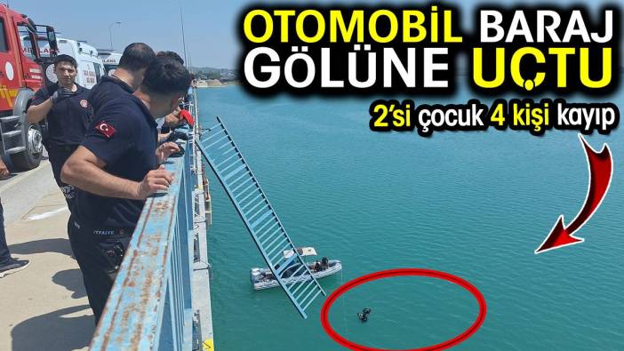 Adana'da otomobil Seyhan Baraj Gölü’ne uçtu: 2'si çocuk 4 kişi kayıp