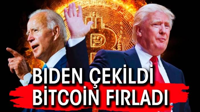 Biden çekildi Bitcoin fırladı