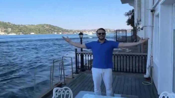 Boğaz manzaralı yalının videosu viral oldu