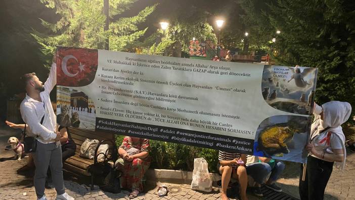 Kuğulu Park'ta protesto: "Çek, çek, yasayı çek"