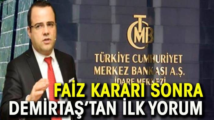 Faiz kararı sonra Özgür Demirtaş'tan ilk yorum