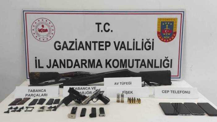 Gaziantep'te silah kaçakçılığına 3 tutuklama