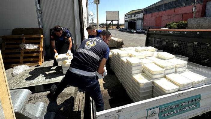 Şanlıurfa'da 8 ton bozuk peynir ve yumurta ele geçirildi