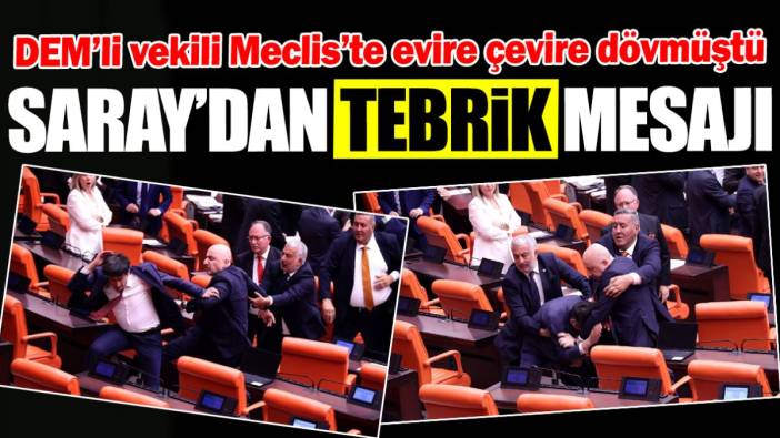 DEM’li vekili Meclis’te döven Adil Karaismailoğlu’na Saray’dan tebrik