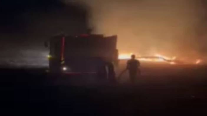 Şırnak'ta anız yangını; 400 dönüm alan zarar gördü