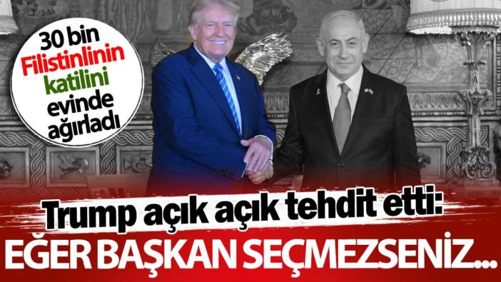 Trump açık açık tehdit: Eğer başkan seçmezsiniz…