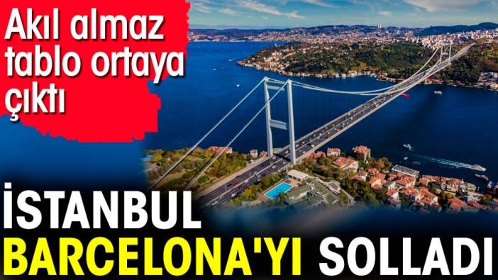 İstanbul Barcelona'yı solladı. Akıl almaz tablo ortaya çıktı