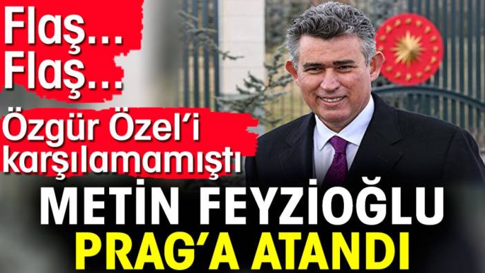 Flaş... Flaş... Metin Feyzioğlu Prag'a atandı