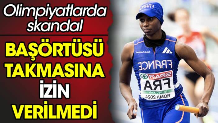 Olimpiyatlarda skandal. Başörtüsü takmasına izin verilmedi