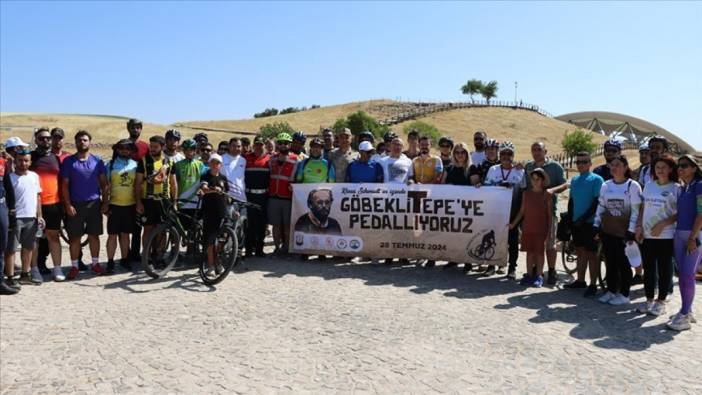 Göbeklitepe’yi dünyaya tanıtan profesör için pedal çevirdiler