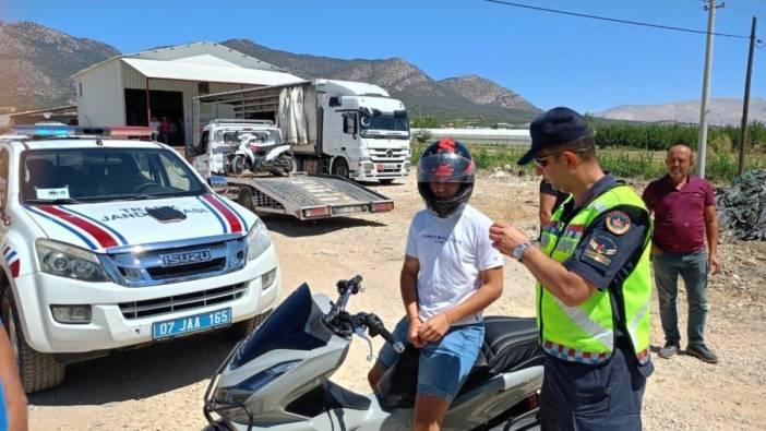 Antalya'da kurallara uymayan motosikletlilere ceza yağdı