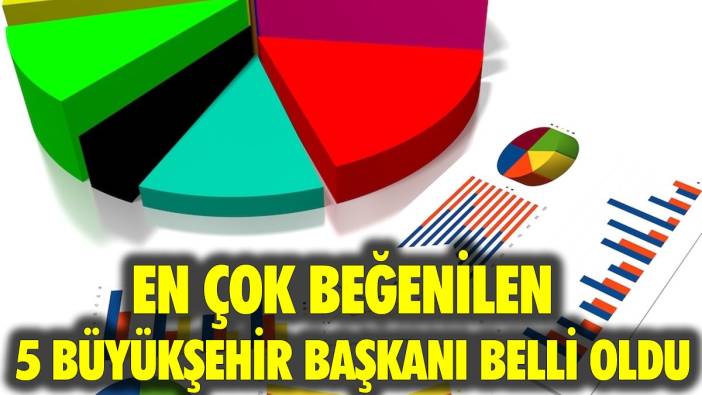 En çok beğenilen 5 büyükşehir belediye başkanı belli oldu