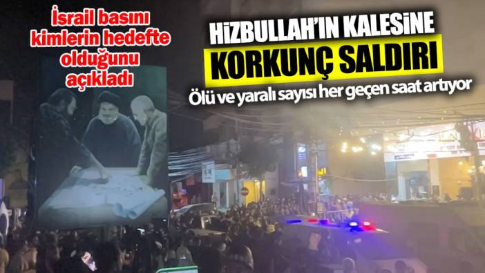 Hizbullah'ın kalesine korkunç saldırı! İsrail basını kimlerin hedefte olduğunu açıkladı