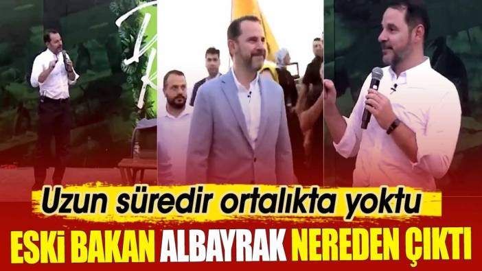 Eski Bakan Berat Albayrak nereden çıktı