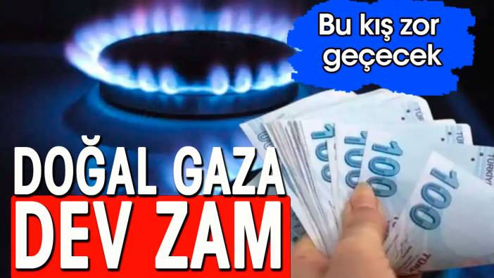 Doğal gaza dev zam. Bu kış zor geçecek!