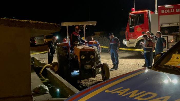 Bolu'da traktör şaftına kıyafetini kaptıran kadın hayatını kaybetti