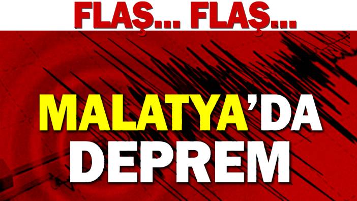 Malatya'da deprem (01 Ağustos 2024)