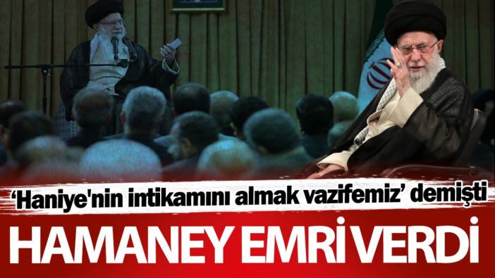 Ayetullah Ali Hamaney İsrail’e karşı emri verdi