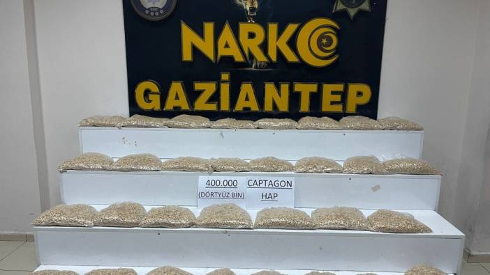 Gaziantep’te dev uyuşturucu operasyonu