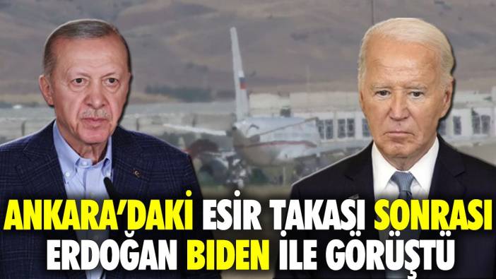 Kritik takas sonrası Erdoğan ile Biden görüştü