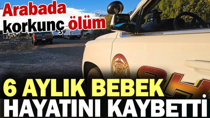 Arabada korkunç ölüm: 6 aylık bebek hayatını kaybetti