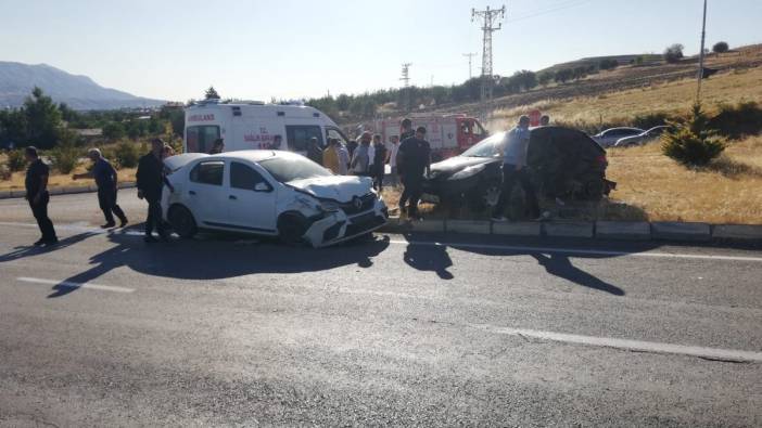 Elazığ’da trafik kazası. 1 yaralı