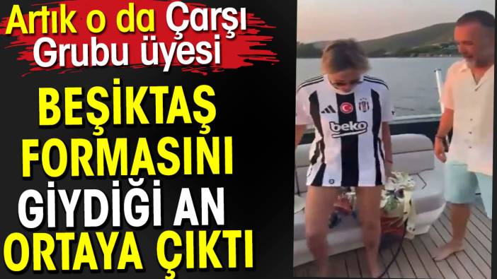 Beşiktaş formasını giydiği an ortaya çıktı. Artık o da Çarşı Grubu üyesi