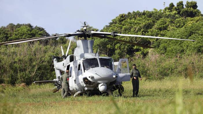 ABD askeri helikopteri acil iniş yaptı