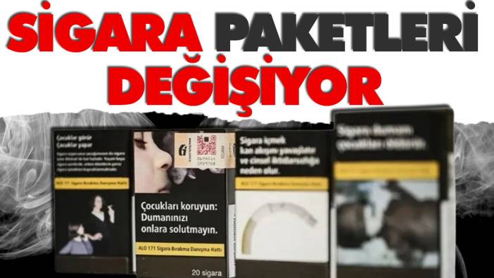 Sigara paketleri değişiyor