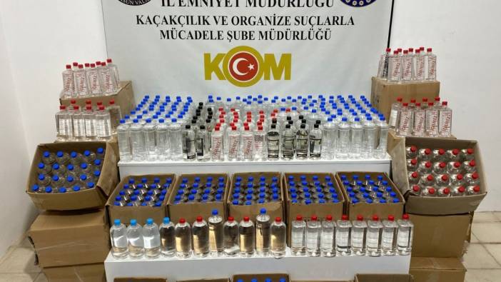 Samsun'da 774 litre etil alkol ele geçirildi