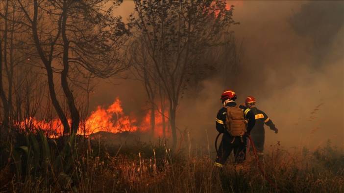 Yunan adalarında yangın riski