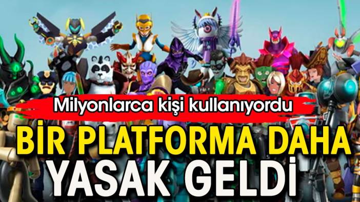 Bir platforma daha yasak getirildi. Milyonlarca kişinin kullandığı Roblox'a erişim yasağı