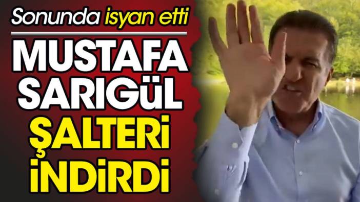 Mustafa Sarıgül şalteri indirdi