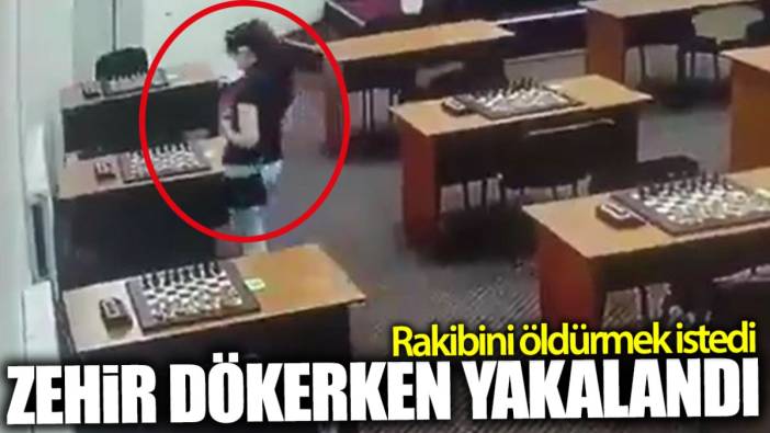 Zehir dökerken yakalandı! Rakibini öldürmek istedi