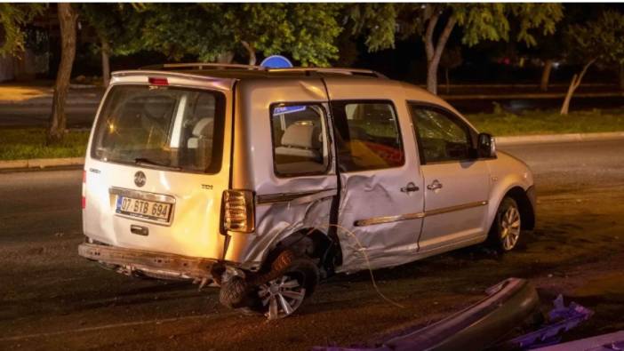 Ehliyetsiz sürücünün otomobili hurdaya döndü