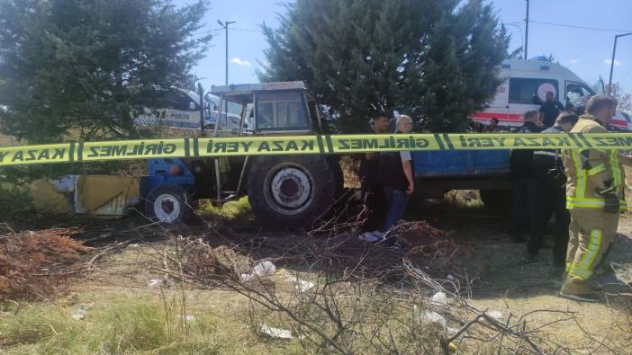 Malzeme almak için geldiği Bursa'da, traktörünün tekeri altında ölü bulundu