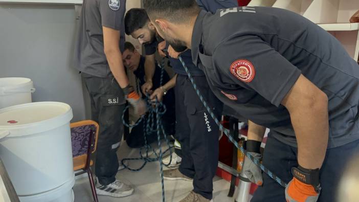 Elazığ’da asansör boşluğuna düştü