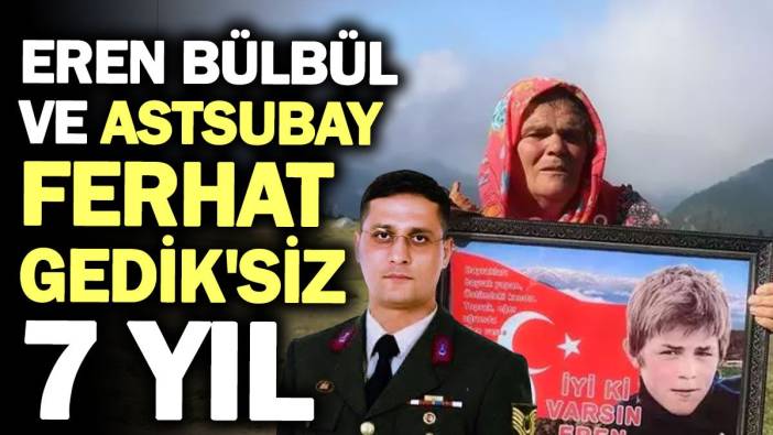 Eren Bülbül ve Astsubay Kıdemli Başçavuş Ferhat Gedik'siz 7 yıl