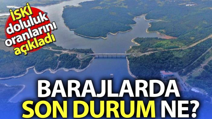 İSKİ doluluk oranlarını açıkladı: Barajlarda son durum ne?