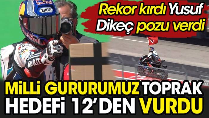 Milli gururumuz Toprak Razgatlıoğlu hedefi 12'den vurdu