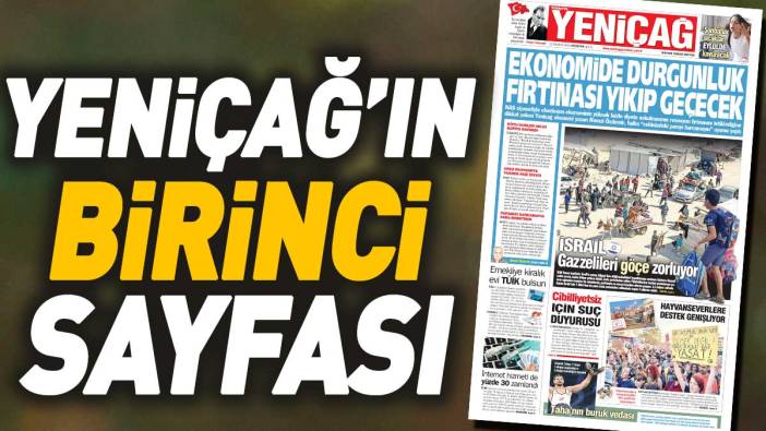 Yeniçağ Gazetesi: Ekonomide durgunluk fırtınası yıkıp geçecek