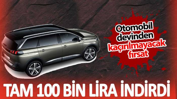 100 bin TL indirimi var. Otomobil devinden kaçırılmayacak fırsat