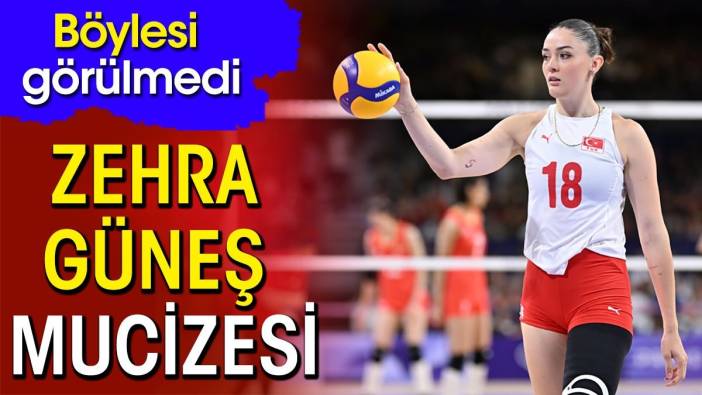 Zehra Güneş mucizesi. Böylesini görmediniz