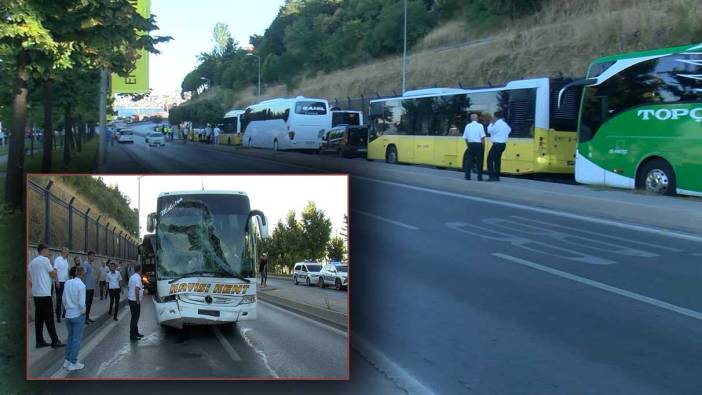 İstanbul'da yolcu otobüsü İETT otobüsüne çarptı